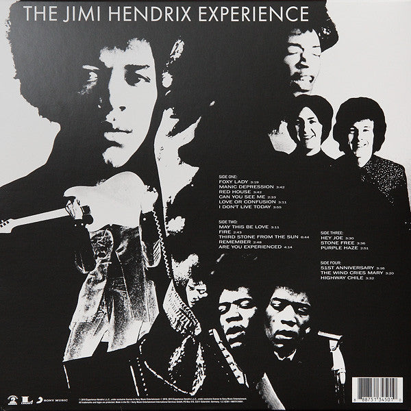 Jimi Hendrix Experience, The : Are You Experienced (LP,Album,Reissue,Remastered,Repress,Stereo)