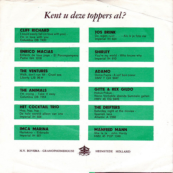 Royal Showband Waterford, The : Huckle Buck / I Ran All The Way Home (7",45 RPM,Single,Mono)