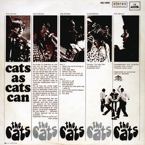 Cats, The : Cats As Cats Can (LP,Album)