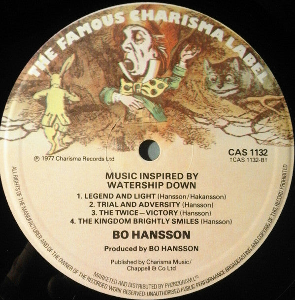 Bo Hansson : Music Inspired By Watership Down (LP,Album)
