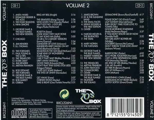 Various : The 70's Box Vol. 2 (Compilation)