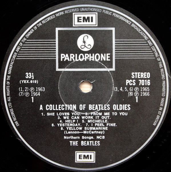 Beatles, The : A Collection Of Beatles Oldies (LP,Compilation,Repress,Stereo)