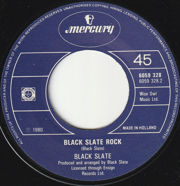 Black Slate : Amigo (7",45 RPM,Single)