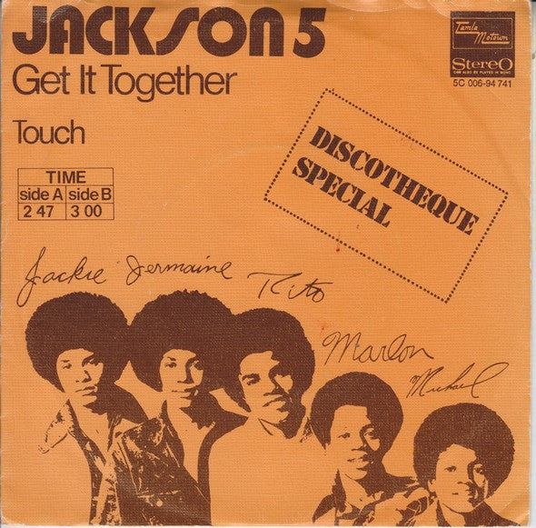 Jackson 5, The : Get It Together (7",Single,45 RPM)