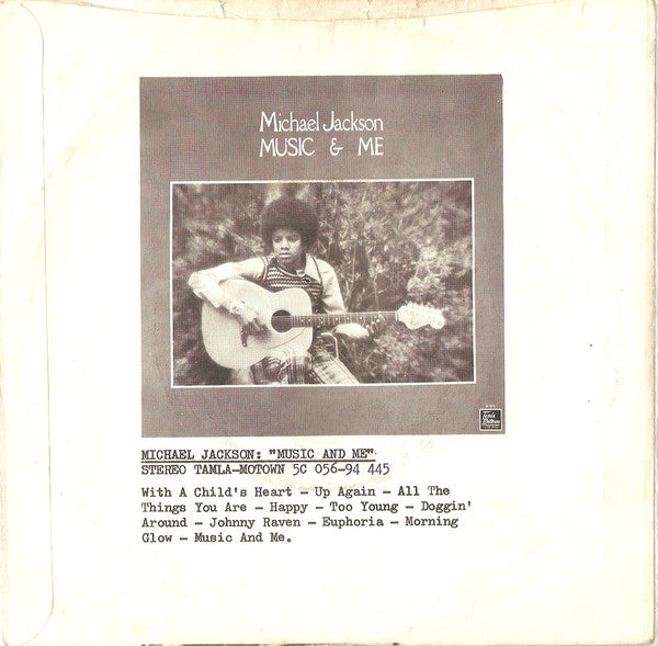 Michael Jackson : Music And Me (7",45 RPM,Single,Stereo)