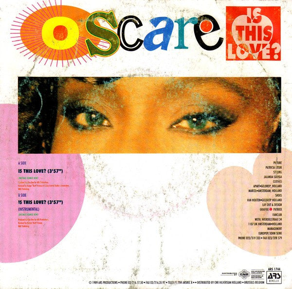 Oscare : Is This Love? (7",45 RPM,Stereo)