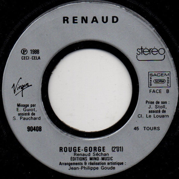 Renaud : Jonathan (7",Single,45 RPM)