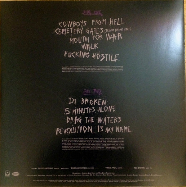 Pantera : History Of Hostility (LP,Compilation)