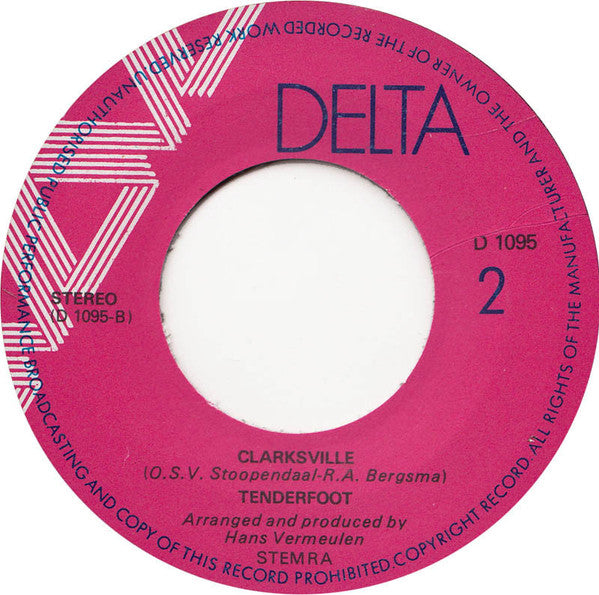 Tenderfoot (2) : Island Of Dreams / Clarksville (7",45 RPM,Single)