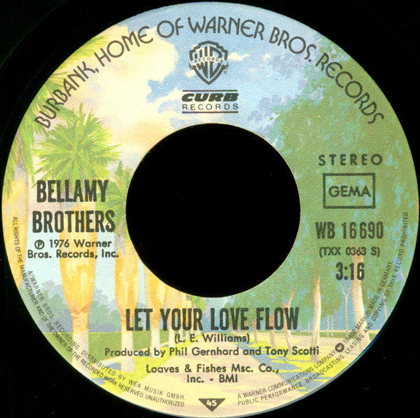 Bellamy Brothers : Let Your Love Flow (7",45 RPM,Single)