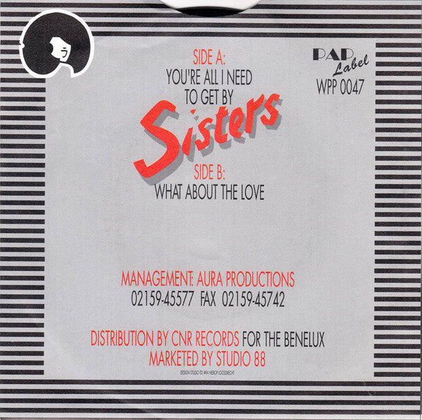Sisters : You 're All I NeedTo Get By (7",45 RPM,Single)