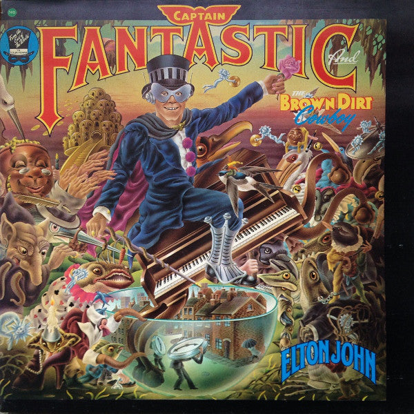 Elton John : Captain Fantastic And The Brown Dirt Cowboy (LP,Album,Stereo)