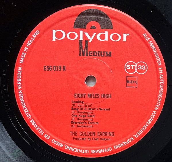 Golden Earring : Eight Miles High (LP,Album,Stereo)