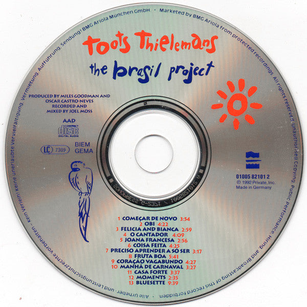 Toots Thielemans : The Brasil Project (Album)