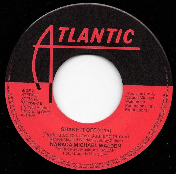 Narada Michael Walden : Reach Out (7",45 RPM,Single)