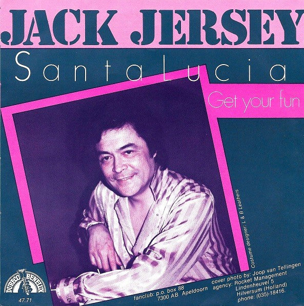 Jack Jersey : Santa Lucia  (7",45 RPM,Single)