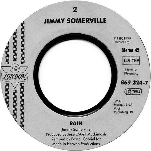 Jimmy Somerville : To Love Somebody (7",45 RPM,Single)