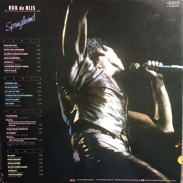 Rob de Nijs : Springlevend (Jubileumconcert '62-'82) (LP)