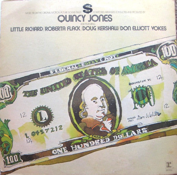 Quincy Jones : $ (Music From The Original Motion Picture Sound Track) (LP,Album)