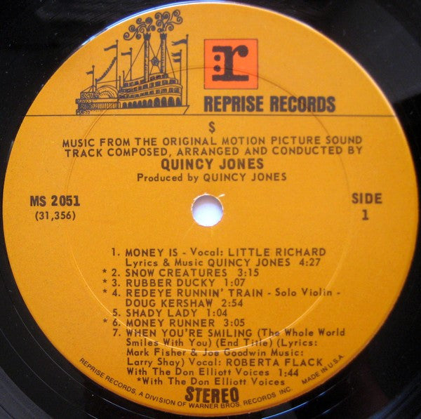 Quincy Jones : $ (Music From The Original Motion Picture Sound Track) (LP,Album)