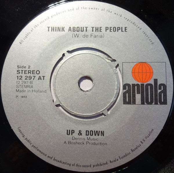 Up & Down (4) : Never, Never Leave Me (7",45 RPM,Single)