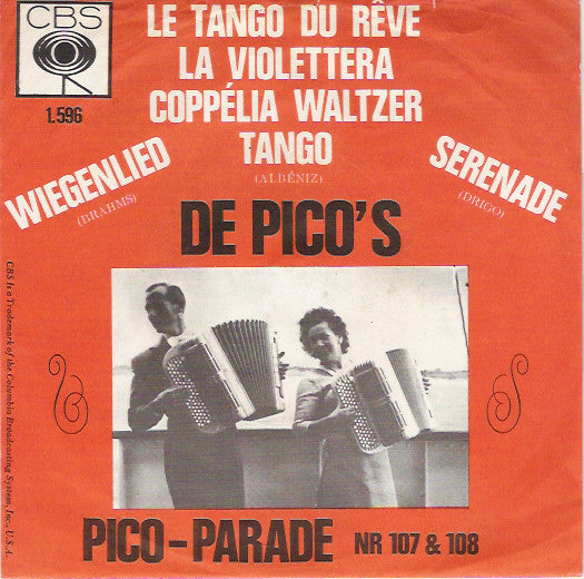 De 2 Pico's : Pico Parade No. 107 / Pico Parade No. 108 (7",45 RPM,Single)