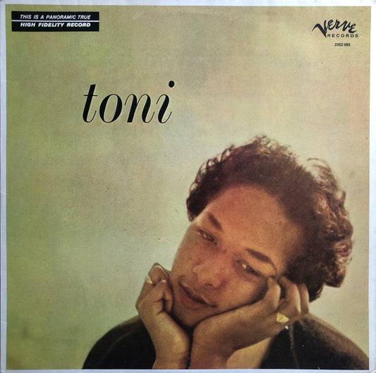 Toni Harper : Toni (LP, Album, Mono, RE)