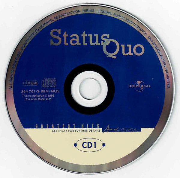Status Quo : Greatest Hits And More (2xCD, Comp)