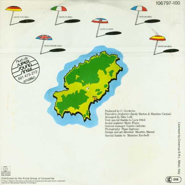 Sandy Marton : People From Ibiza (7",45 RPM,Single)