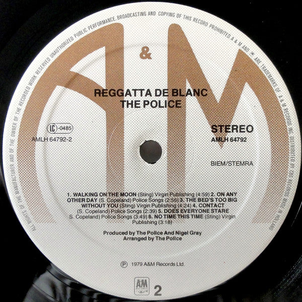 Police, The : Reggatta De Blanc (LP,Album,Stereo)
