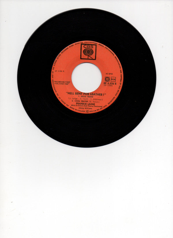 Frankie Laine : Hell Bent For Leather ! (7",45 RPM,EP)