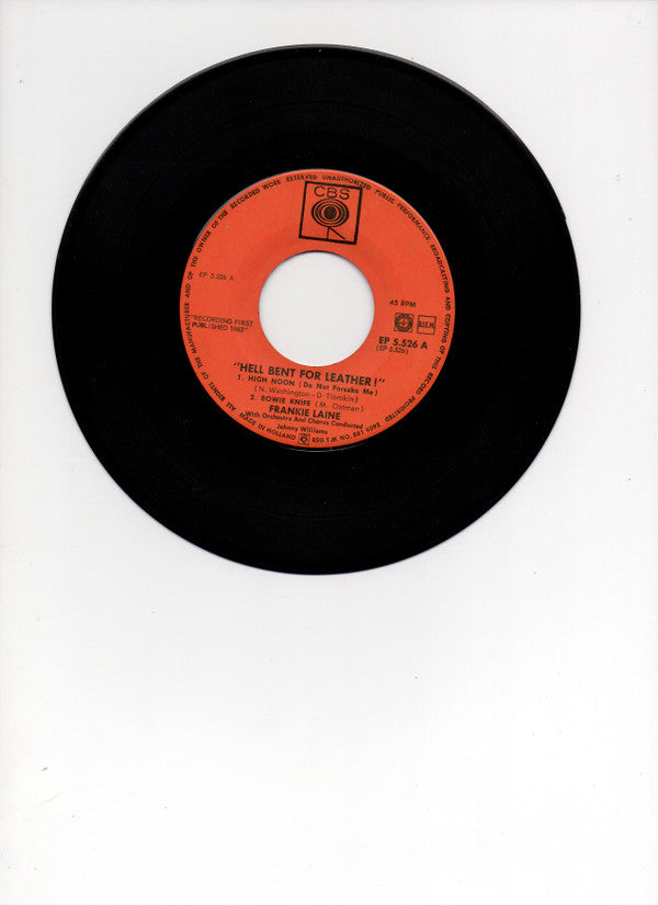Frankie Laine : Hell Bent For Leather ! (7",45 RPM,EP)