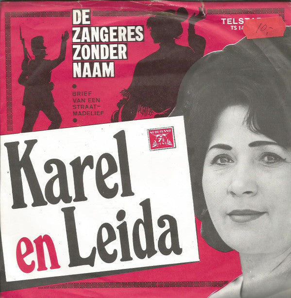 Zangeres Zonder Naam : Karel En Leida  (7",45 RPM,Single)