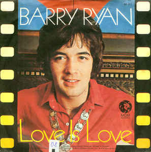 Barry Ryan With Majority, The : Love Is Love (7",45 RPM,Single,Mono)