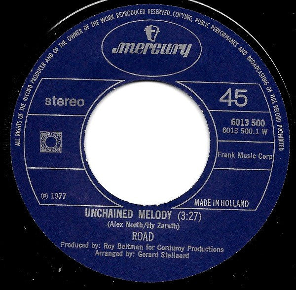 Road : Unchained Melody / Linda (7",45 RPM,Single)