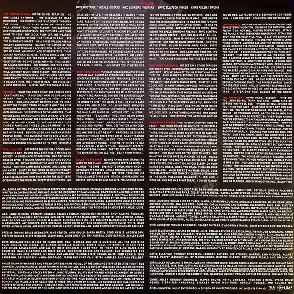 Megadeth : Dystopia (LP,Album,Stereo)