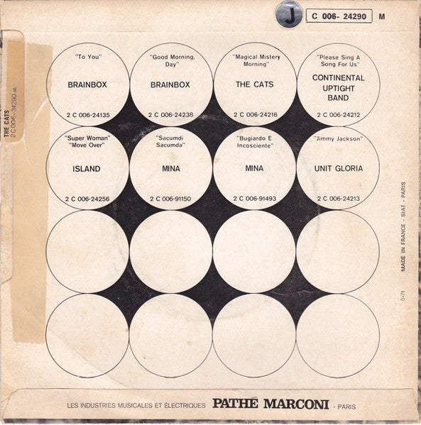 Cats, The : Don't Waste Your Time  (7",45 RPM,Single)