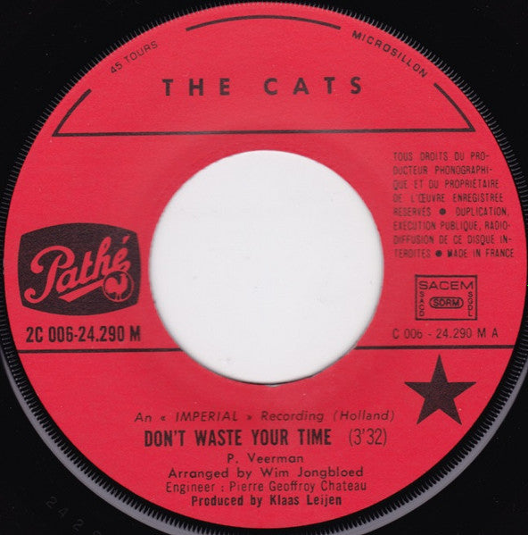 Cats, The : Don't Waste Your Time  (7",45 RPM,Single)