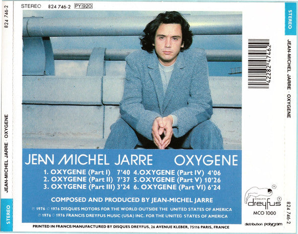 Jean-Michel Jarre : Oxygène (Album,Reissue)