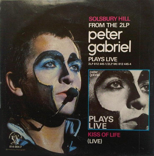 Peter Gabriel : Solsbury Hill (Live) (7",45 RPM,Single)