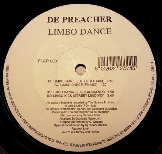 De Preacher : Limbo Dance (12")