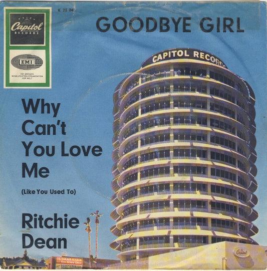 Ritchie Dean : Goodbye Girl (7",45 RPM,Single)