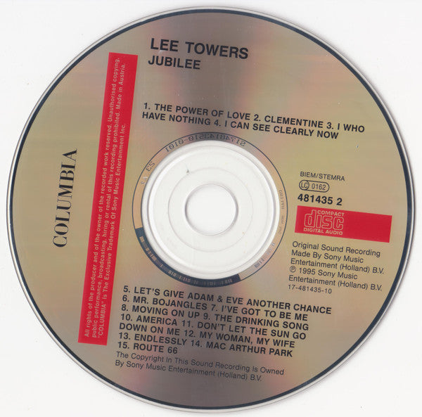 Lee Towers : Jubilee (Album)