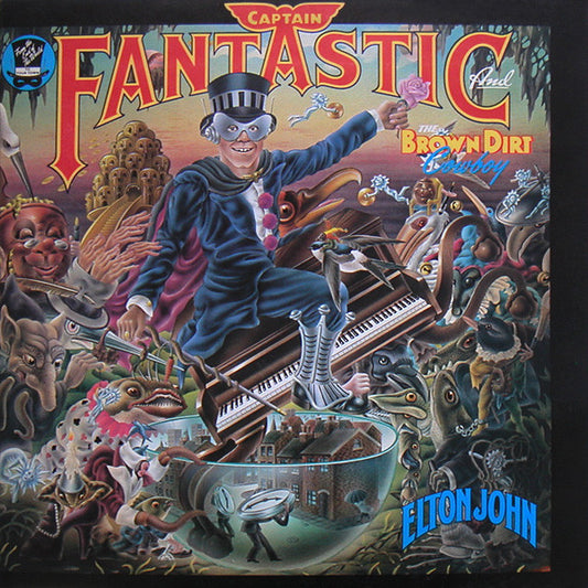 Elton John : Captain Fantastic And The Brown Dirt Cowboy (LP,Album,Stereo)