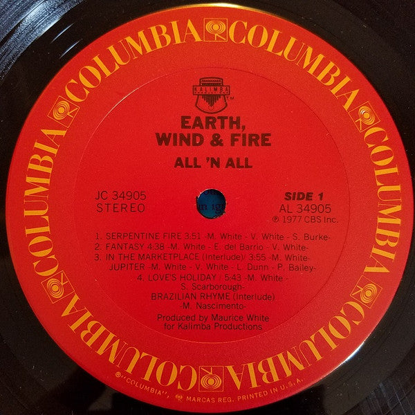 Earth, Wind & Fire : All 'N All (LP,Album)