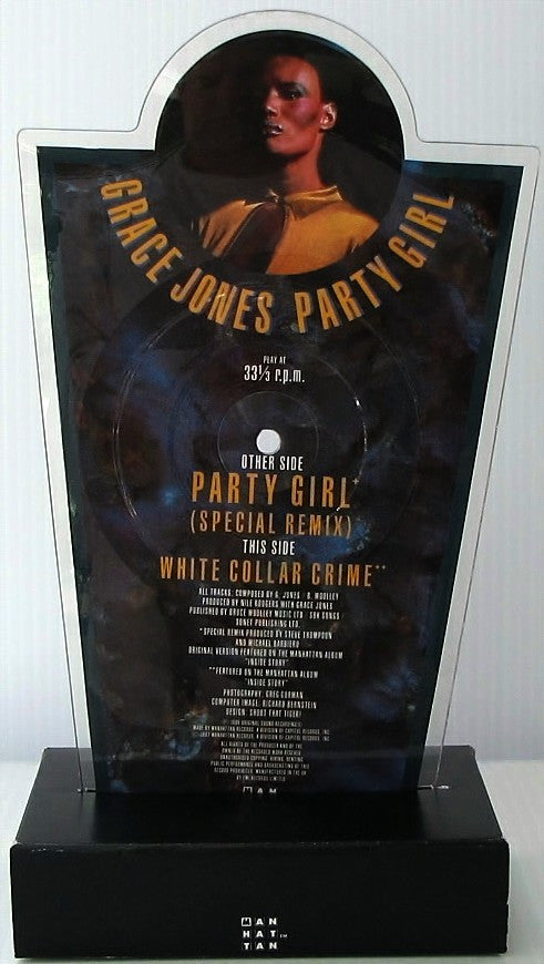 Grace Jones : Party Girl (7",33 ⅓ RPM,Shape,Single,Picture Disc)