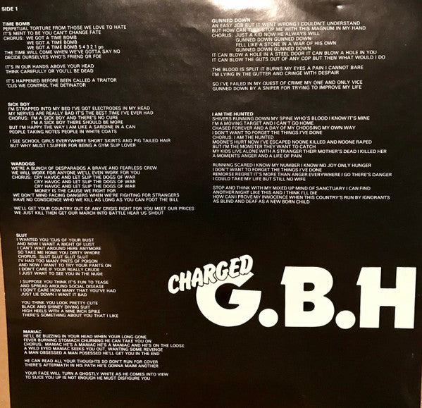 G.B.H. : City Baby Attacked By Rats (LP,Album)