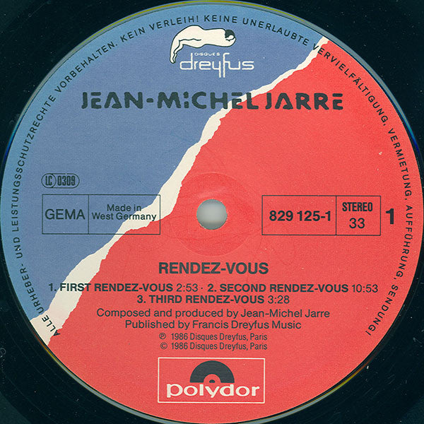 Jean-Michel Jarre : Rendez-Vous (LP,Album)