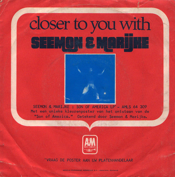 Seemon & Marijke : Keep On Keepin' On / It Is All There (7")