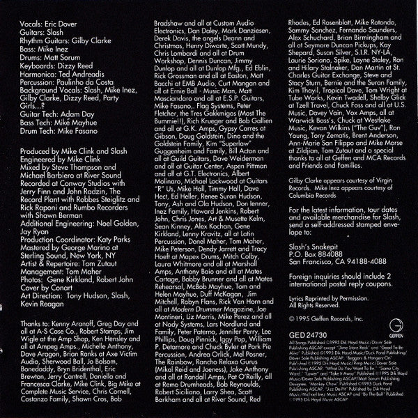 Slash's Snakepit : It's Five O'Clock Somewhere (Album)